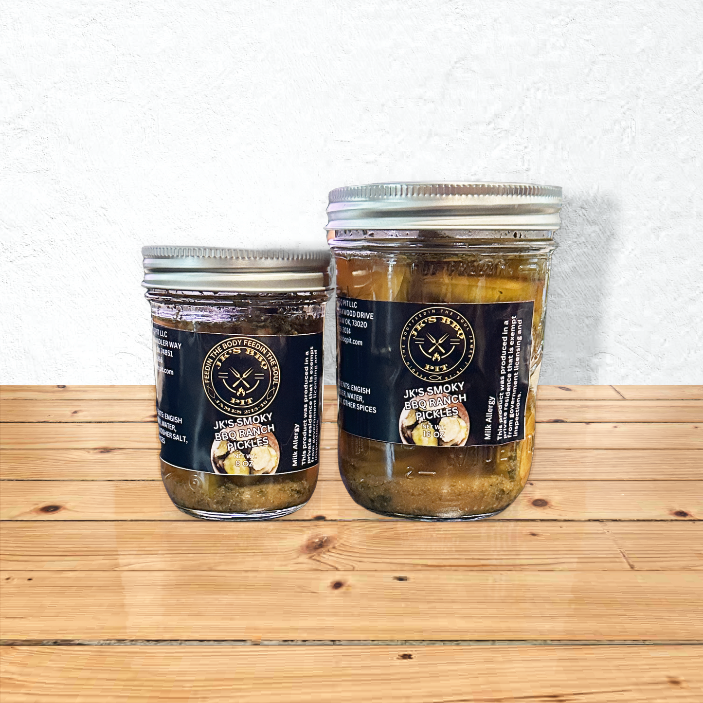 JK'S SMOKY BBQ RANCH PICKLES