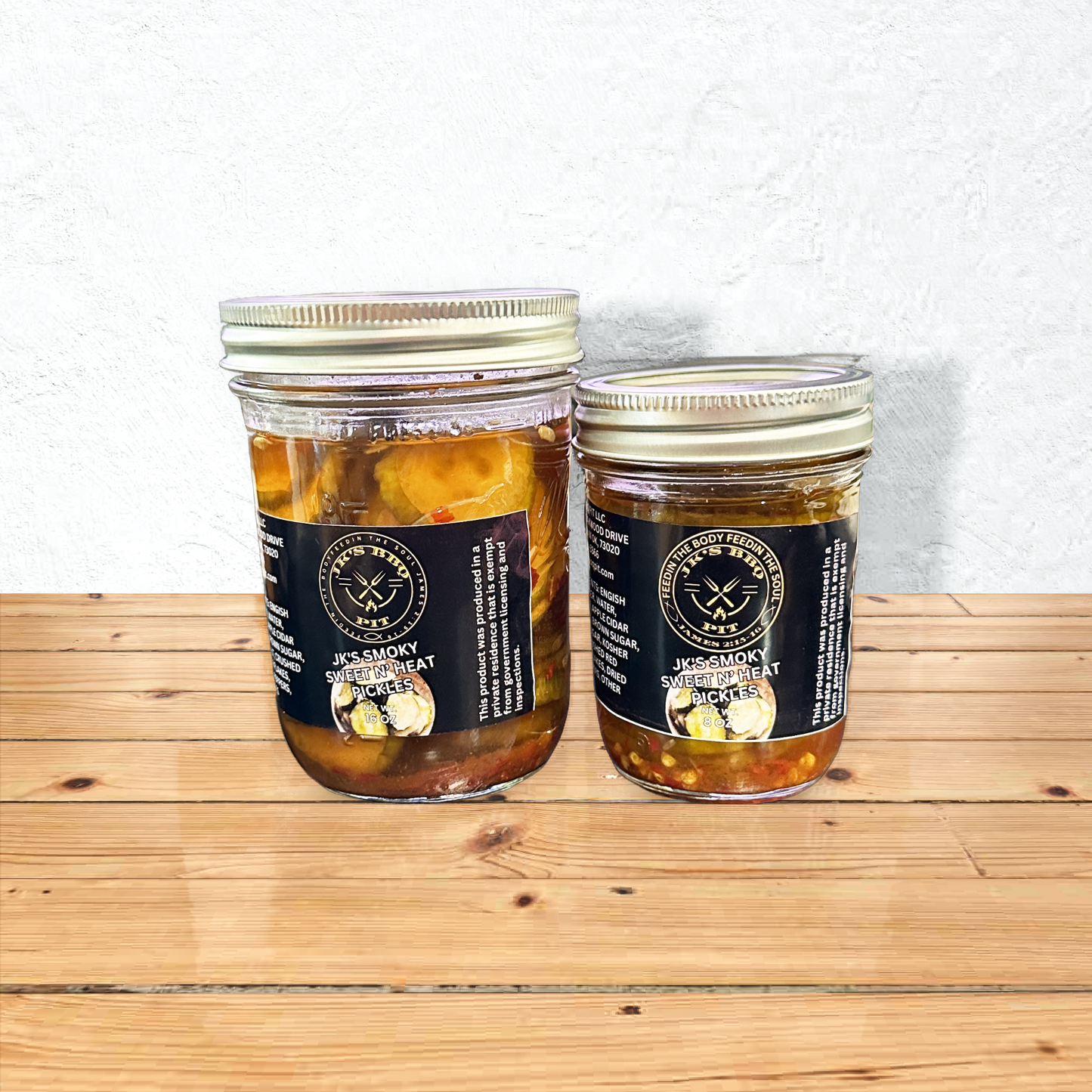 JK'S SMOKY SWEET N HEAT PICKLES
