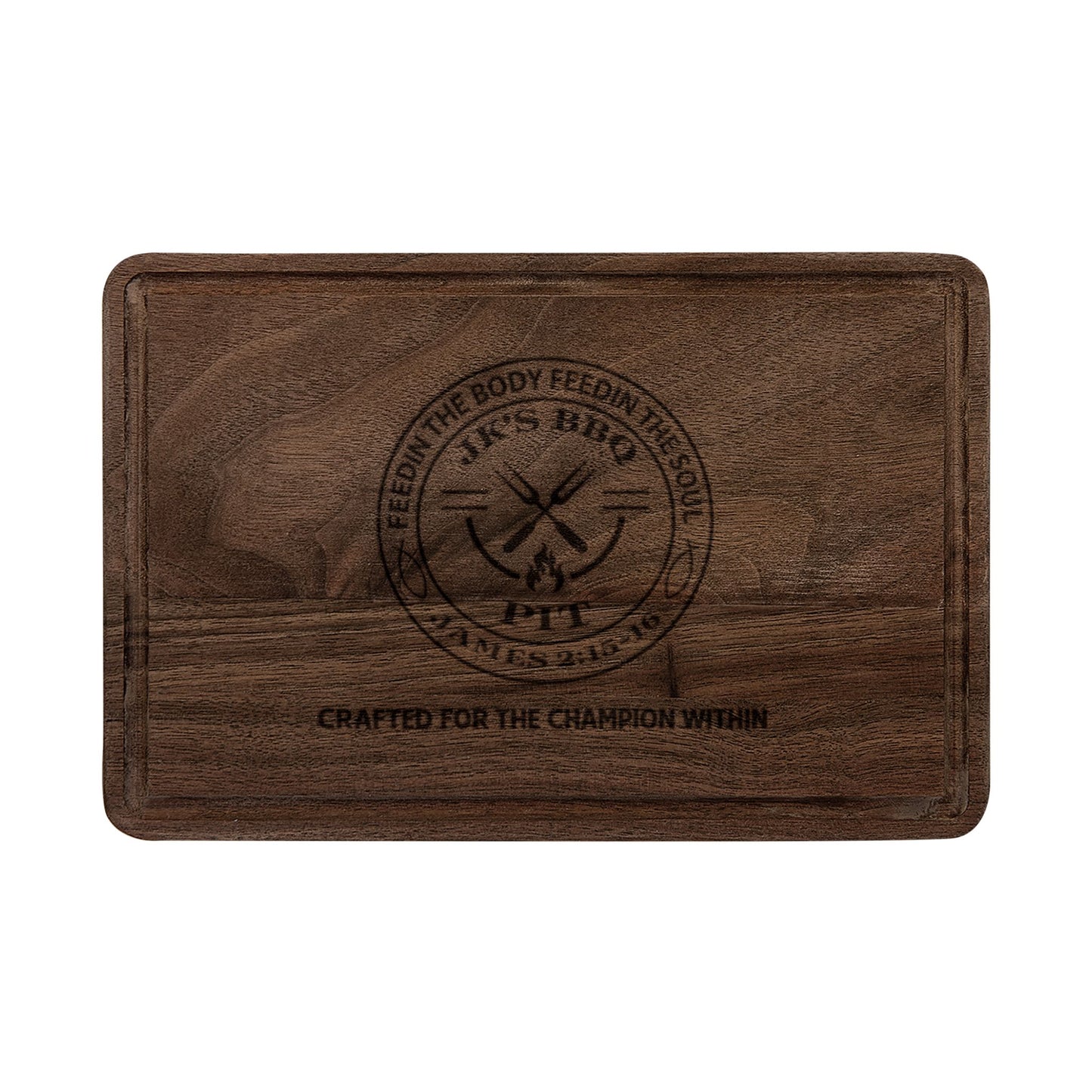JK’s BBQ Pit Engraved Wooden Cutting Board