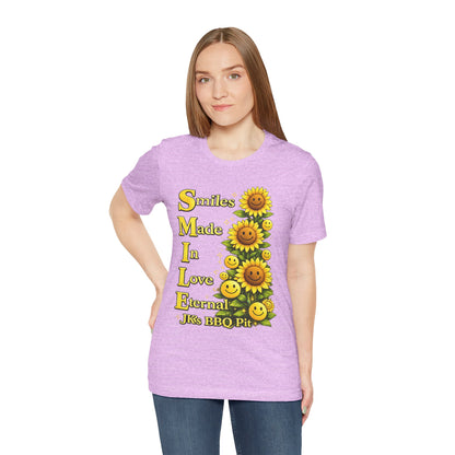 Smiles Made In Love Tee — Sunflower Smile Graphic T-Shirt