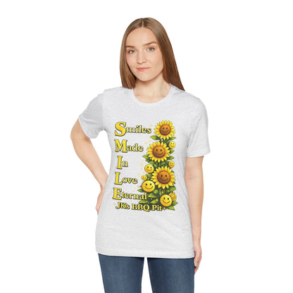 Smiles Made In Love Tee — Sunflower Smile Graphic T-Shirt