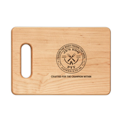 JK’s BBQ Pit Engraved Wooden Cutting Board