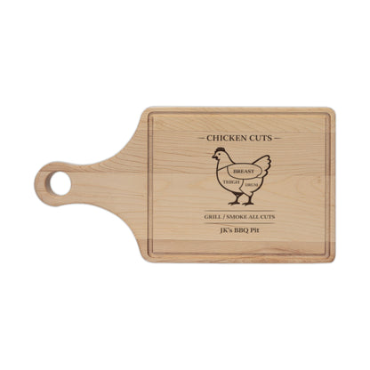 Engraved Farmhouse Chicken Cutting Board — Wooden Serving & Prep Board