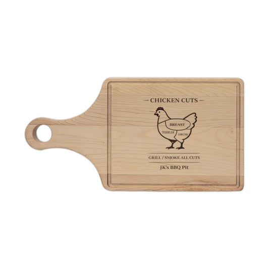 Engraved Farmhouse Chicken Cutting Board — Wooden Serving & Prep Board
