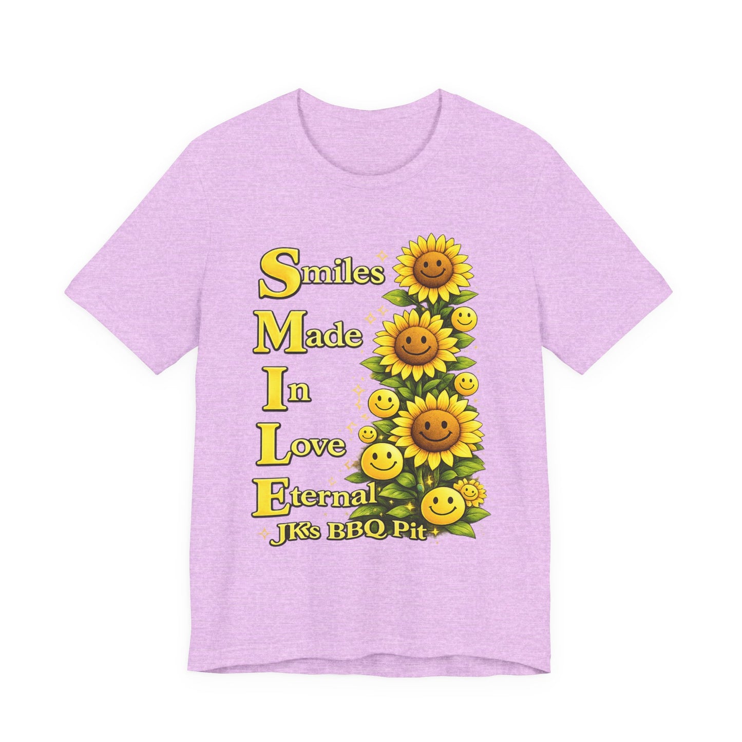Smiles Made In Love Tee — Sunflower Smile Graphic T-Shirt