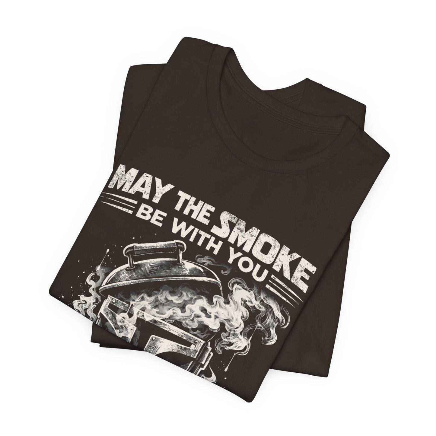 JK’s BBQ Pit “May the Smoke Be With You” T-Shirt – BBQ Pitmaster Tee