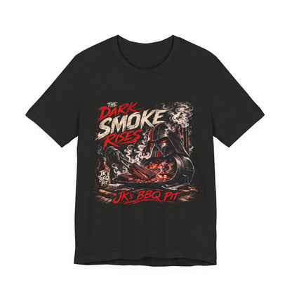 JK’s BBQ Pit “The Dark Smoke Rises” T-Shirt – Pitmaster Grill Tee