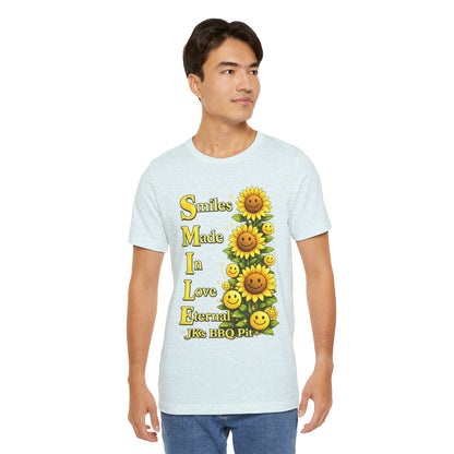 Smiles Made In Love Tee — Sunflower Smile Graphic T-Shirt