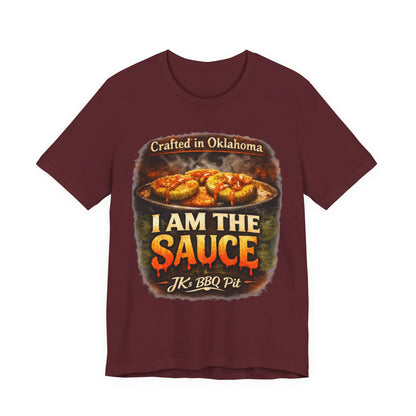 I Am The Sauce BBQ T-Shirt — Crafted in Oklahoma Grill Shirt