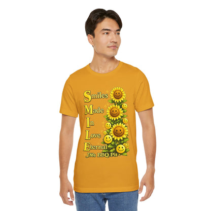 Smiles Made In Love Tee — Sunflower Smile Graphic T-Shirt