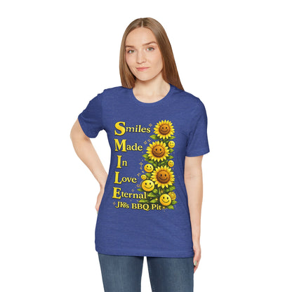 Smiles Made In Love Tee — Sunflower Smile Graphic T-Shirt