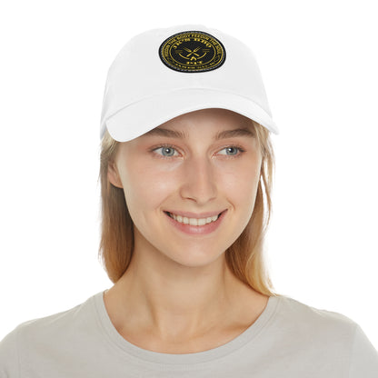 JK’s BBQ Pit Dad Hat – “Feed the Body, Feed the Soul” Leather Patch Cap