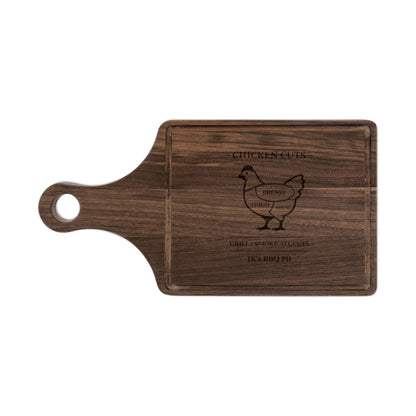 Engraved Farmhouse Chicken Cutting Board — Wooden Serving & Prep Board
