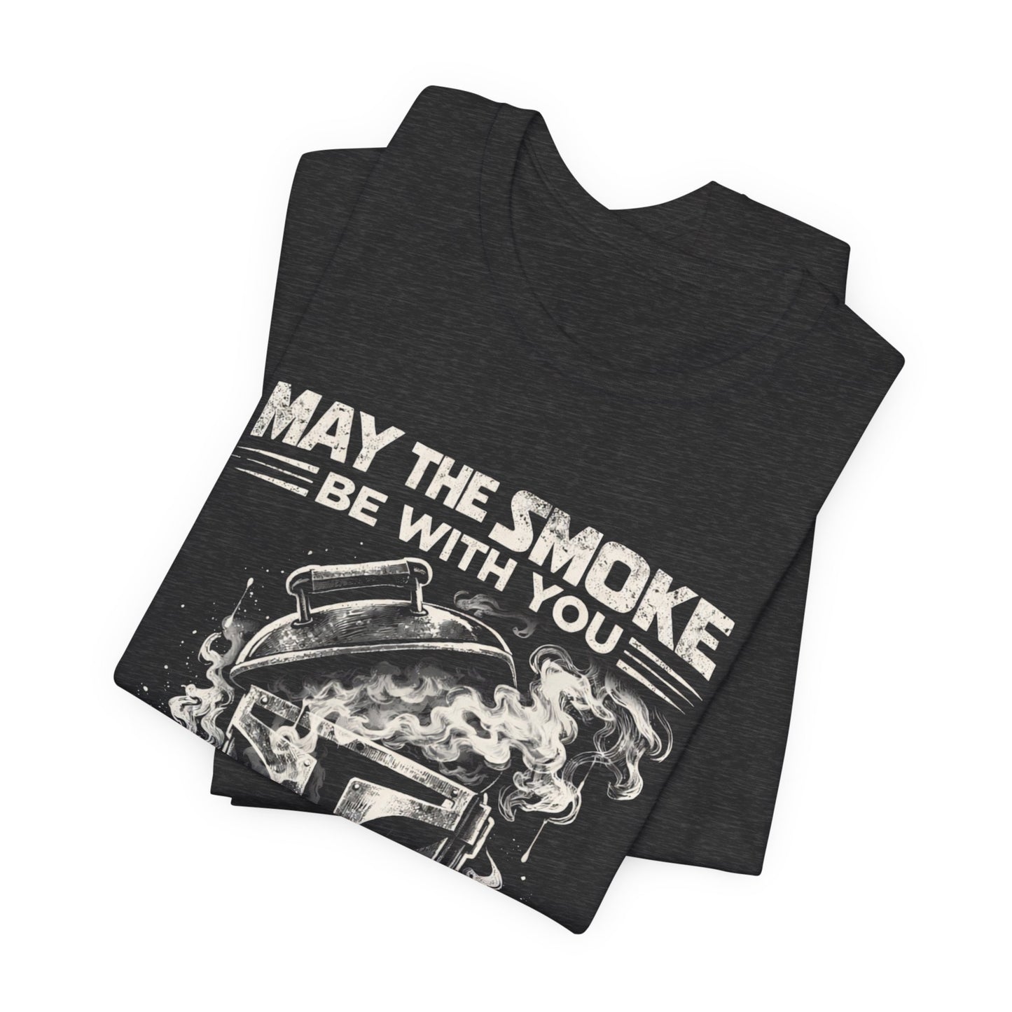 JK’s BBQ Pit “May the Smoke Be With You” T-Shirt – BBQ Pitmaster Tee