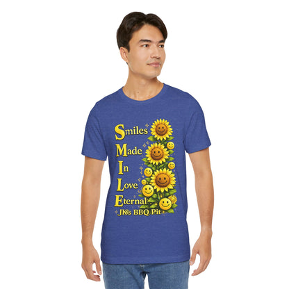 Smiles Made In Love Tee — Sunflower Smile Graphic T-Shirt