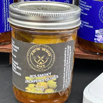 JK'S Smoky Jalapeño Olives
